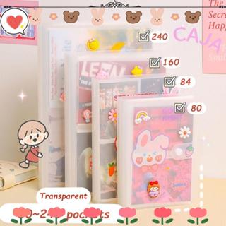 CAJA1 อัลบั้มรูป 1 ชิ้น, ที่ใส่การ์ดรูปภาพหนังสือ PVC, 3/4/5…