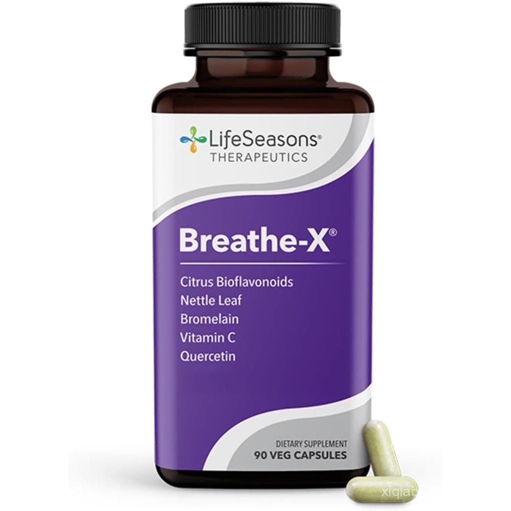 BreatheX  Allergy & Sinus Relief  พอร์ต Sinuses & Nasal Discomfort  NonDrowsy & FastActing  Querceti
