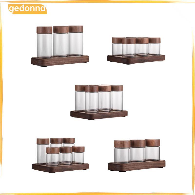 [gedonna] Coffee Bean Tubes Tea Display Stand Coffee Bean Vial สําหรับเคาน์เตอร์คาเฟ่