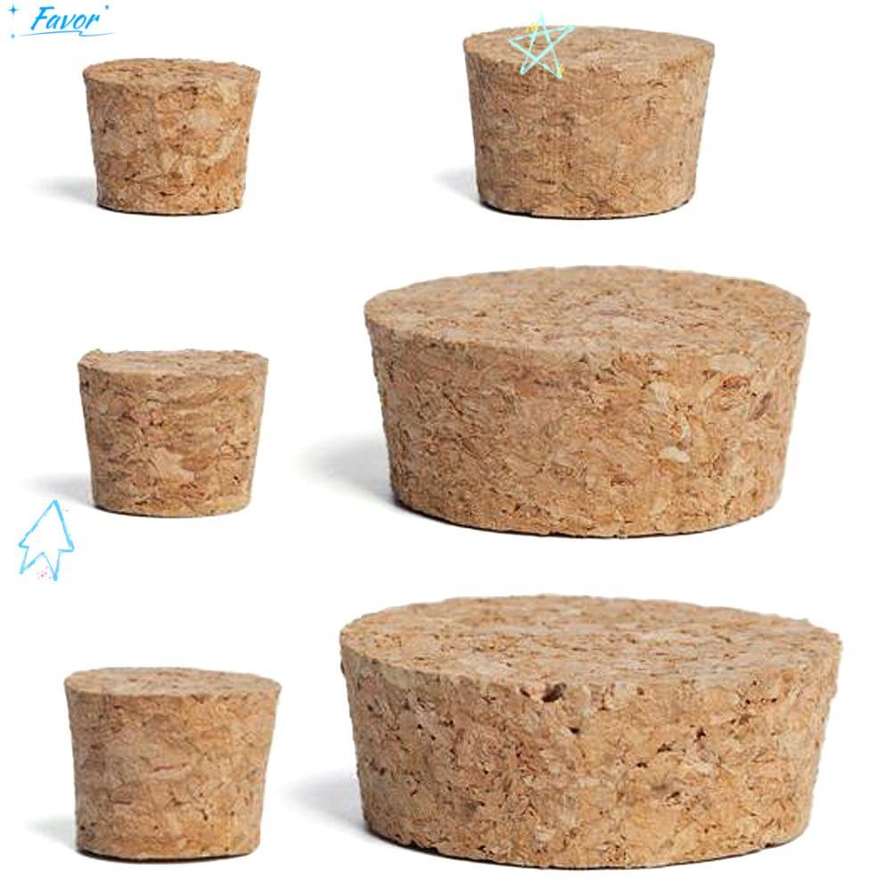 FAVOR เรียวปลั๊ก Corks, Stoppers DIY ไม้เครื่องดื่ม Corks,พุดดิ้งขวดปิดผนึกถ้วยตรงReusableขวด Stopper เครื่องมืออุปกรณ์ครัว