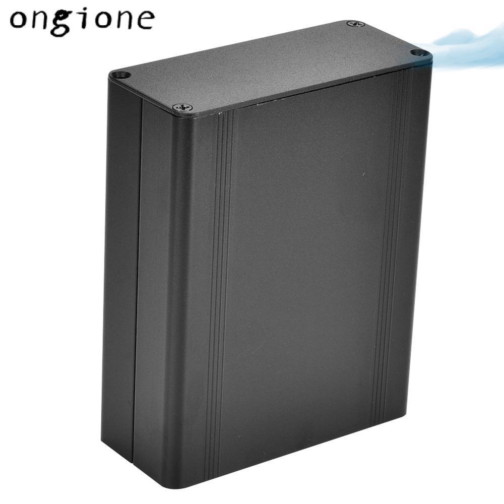 กล่องไฟฟ้า ONGIONE อลูมิเนียมอัลลอยด์สีดําอิเล็กทรอนิกส์ ป้องกัน 110x88x38 มม. กล่องแยก HiFi เครื่องขยายเสียง