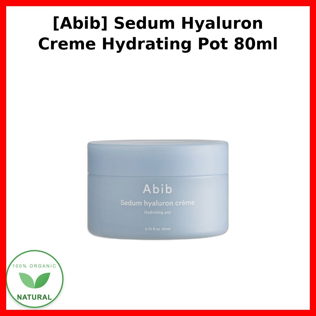 [Aib] Sedum Hyaluron Creme Hydrating Pot 80ml / ครีมเกาหลี / Deep Moisture / ของแท้ 100% โดย Hanllyu