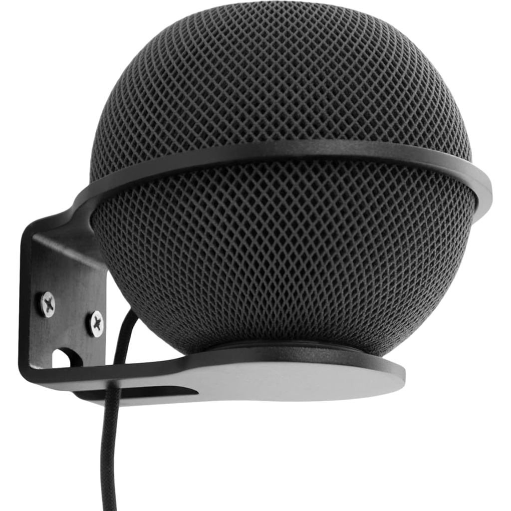 ขาตั้งติดผนังสำหรับ HomePod Mini แบบโลหะแข็งแรง สีดำ