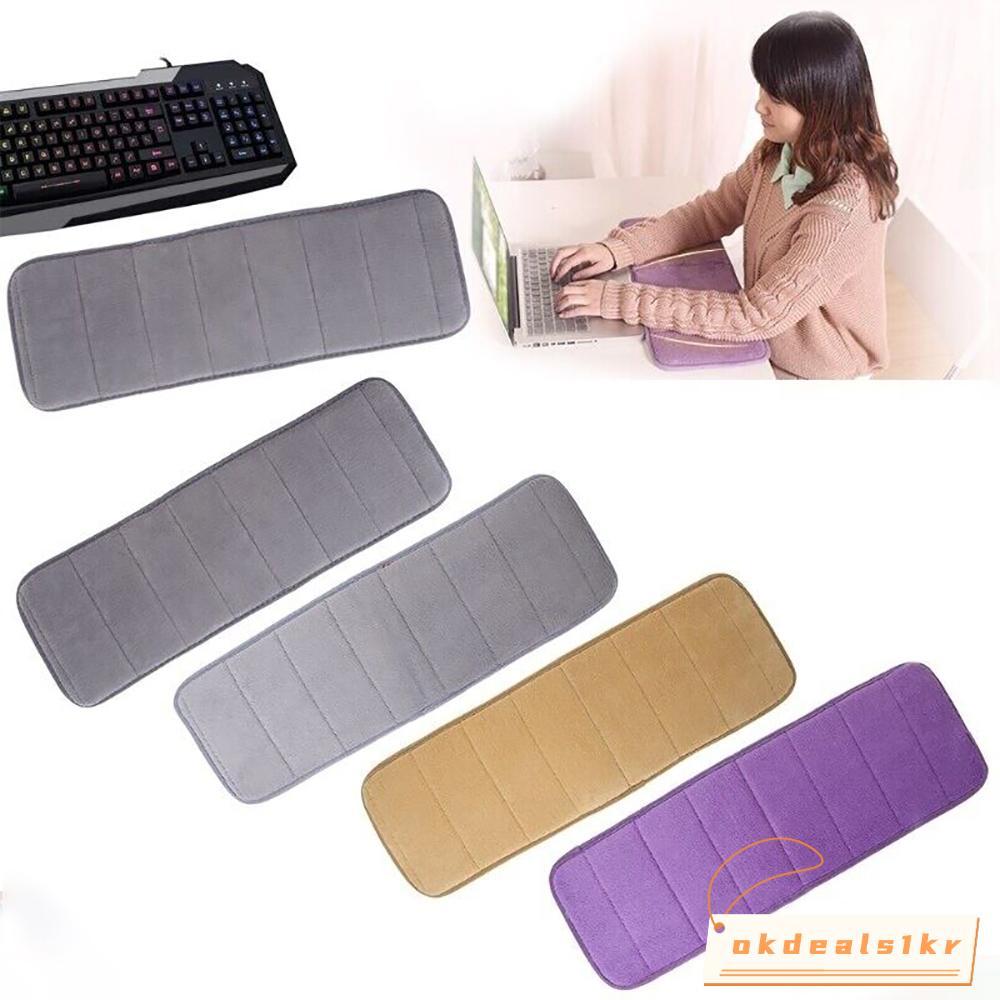 ไอโอเคดีดีล1แผ่นรองข้อศอกข้อมือคอมพิวเตอร์,ผ้าฝ้าย60*20ซมแผ่นรองข้อศอกคีย์บอร์ดนุ่มพิเศษดูดซับเหงื่อสําหรับโต๊ะตั้งโต๊
