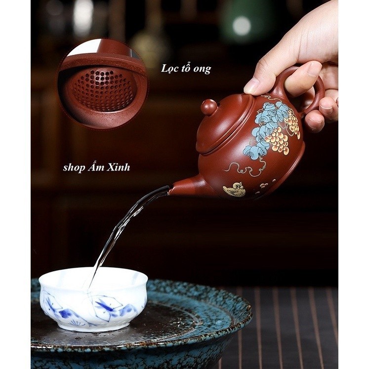 SA Yixing Yixing หม้อขวดน้ํา 170 ml (Dai Hong Pao, กรองรังผึ้ง)