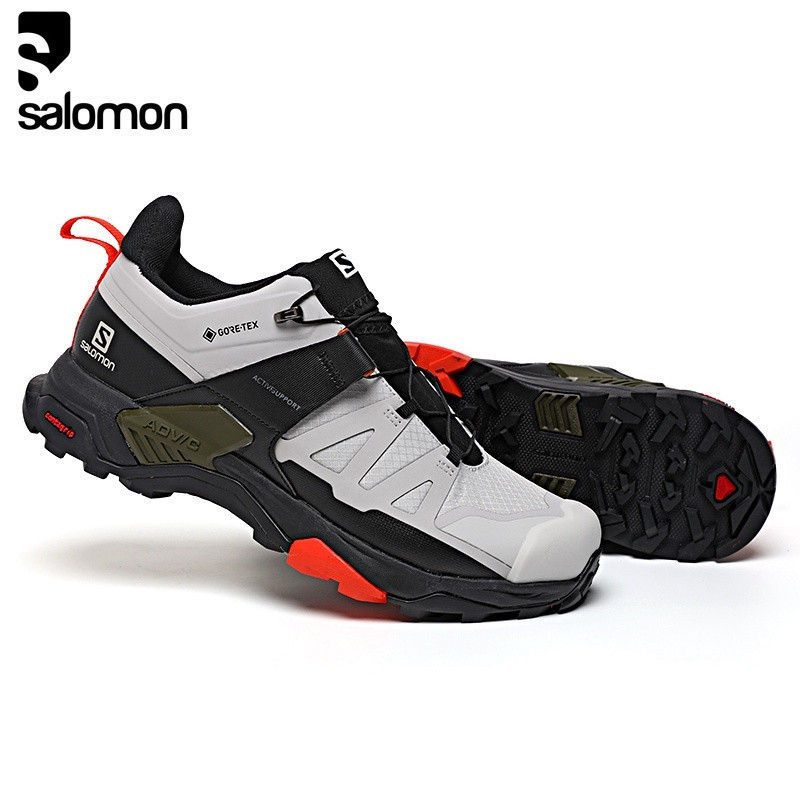 รองเท้าเดินป่า SALOMON X ULTRA 4 GTX กันน้ำ เหมาะสำหรับทั้งชายและหญิง ใช้งานได้ดีในเส้นทางออฟโรด