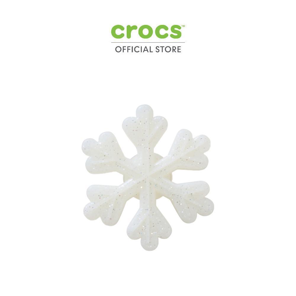 CROCS ตัวติดรองเท้า JIBBITZ™ WHITE SNOWFLAKE 1