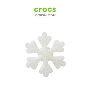CROCS ตัวติดรองเท้า JIBBITZ™ WHITE SNOWFLAKE 1