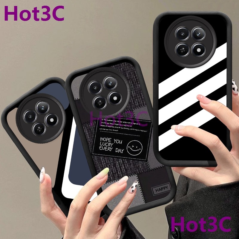 เคส Realme 12 5G / Realme 12X 5G / Realme 13 5G TPUเลนส์ป้องกันเคสโทรศัพท์แฟชั่นPJCPq
