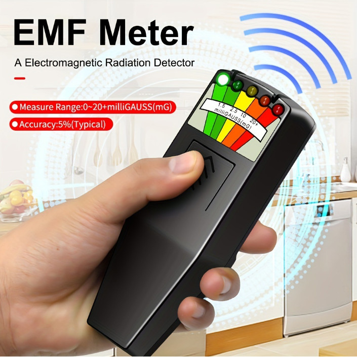 CLBA Magnetic Field Detector การล่าสัตว์ Paranormal Tester แม่เหล็กไฟฟ้ารังสี EMF Meter
