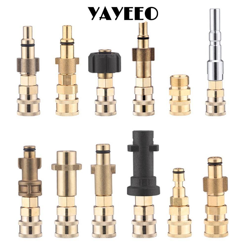 YAEEO Quick Connector Wand Lance Foam Generator Fitting สําหรับ Karcher Snow Foam Bayonet Adapter