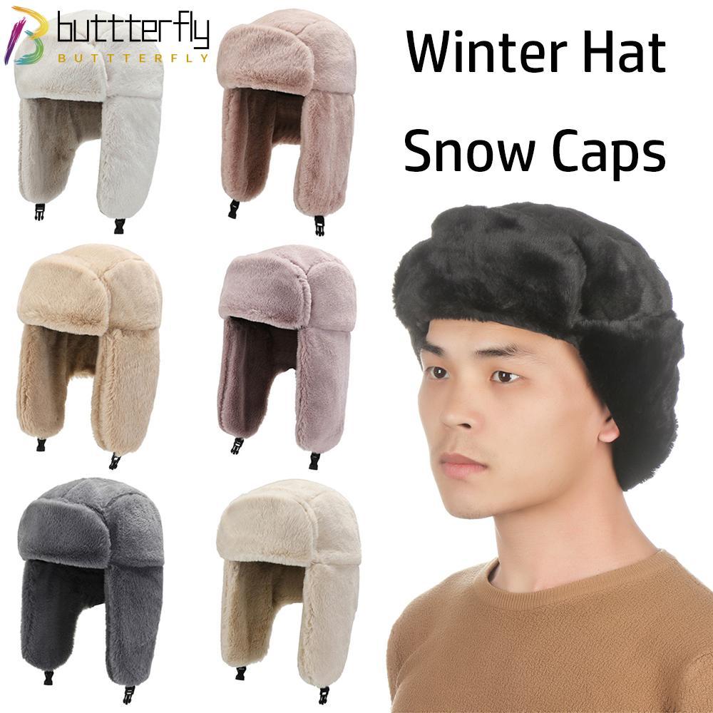 หมวกหิมะ Ushanka กันลม หนา อบอุ่น