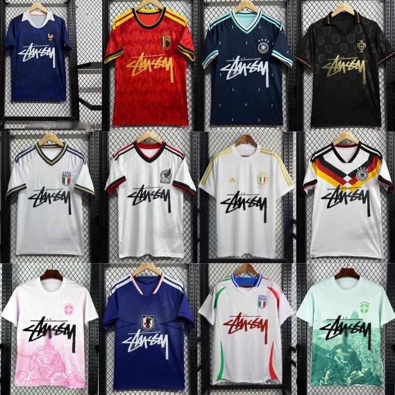 Street Wear 27 Mexico Brazil Portugal Italy Signature Jersey New Style Street Wear Football Jersey