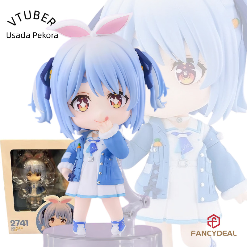 ยูทูปเสมือน #2741 Usada Pekora ชุดลําลอง Nendoroid PVC Action Figure ของเล่นสะสม