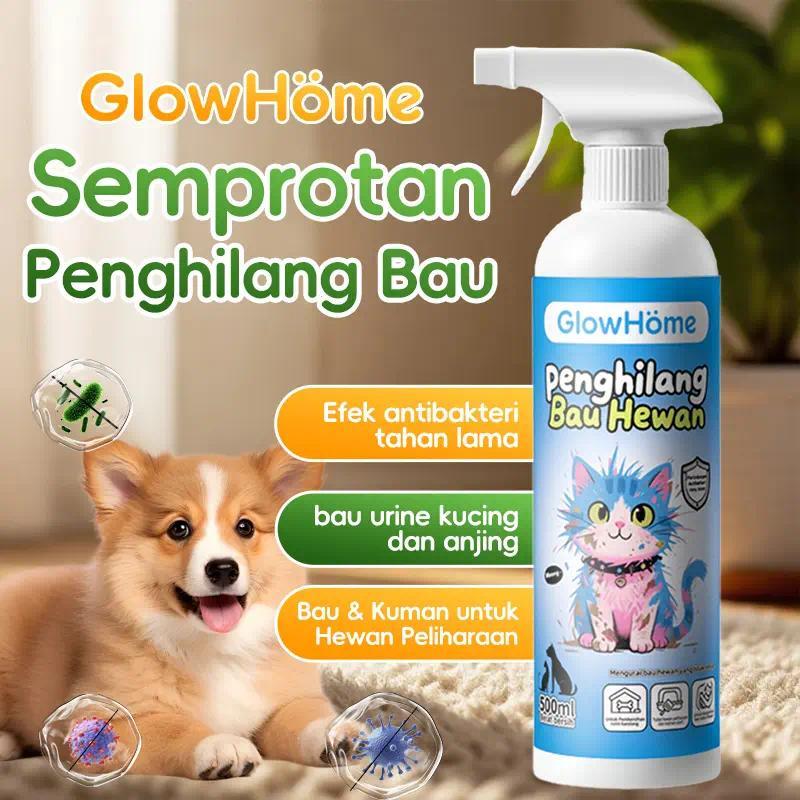 Glowhome เครื่องกําจัดกลิ่นสัตว์เลี้ยงสําหรับในร่ม กําจัดกลิ่นแมว และกําจัดกลิ่นบนทรายแมว So Easy&Gl