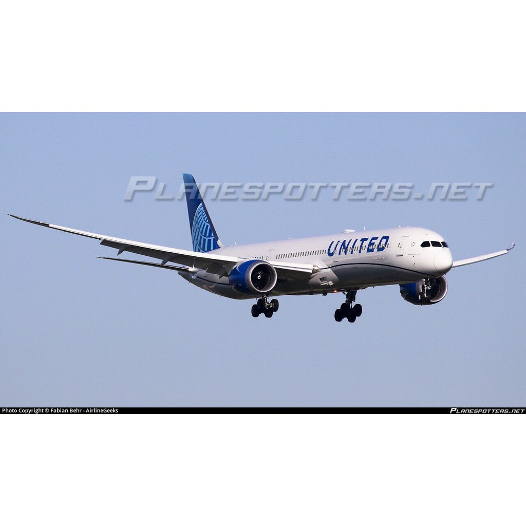 #1:: : รุ่น 400#NG美国联合航空B787-10 เลขลงทะเบียน : N