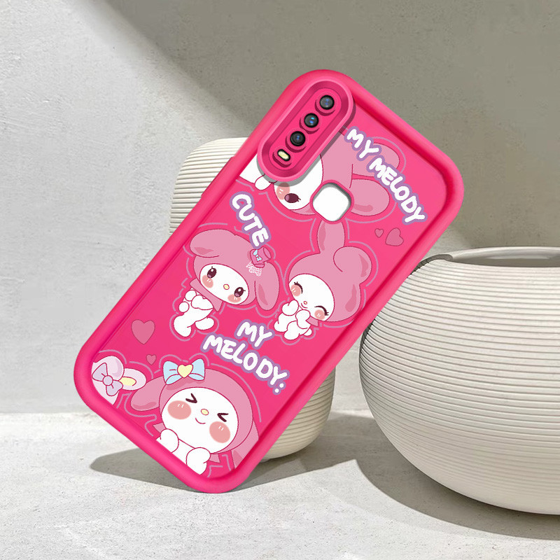 เคสโทรศัพท์แบบนุ่มสําหรับ VIVO Y17 Y15 Y12 Y12i Y3S 1901 1902 1904 Y7S S1 การ์ตูนน่ารัก My Melody An