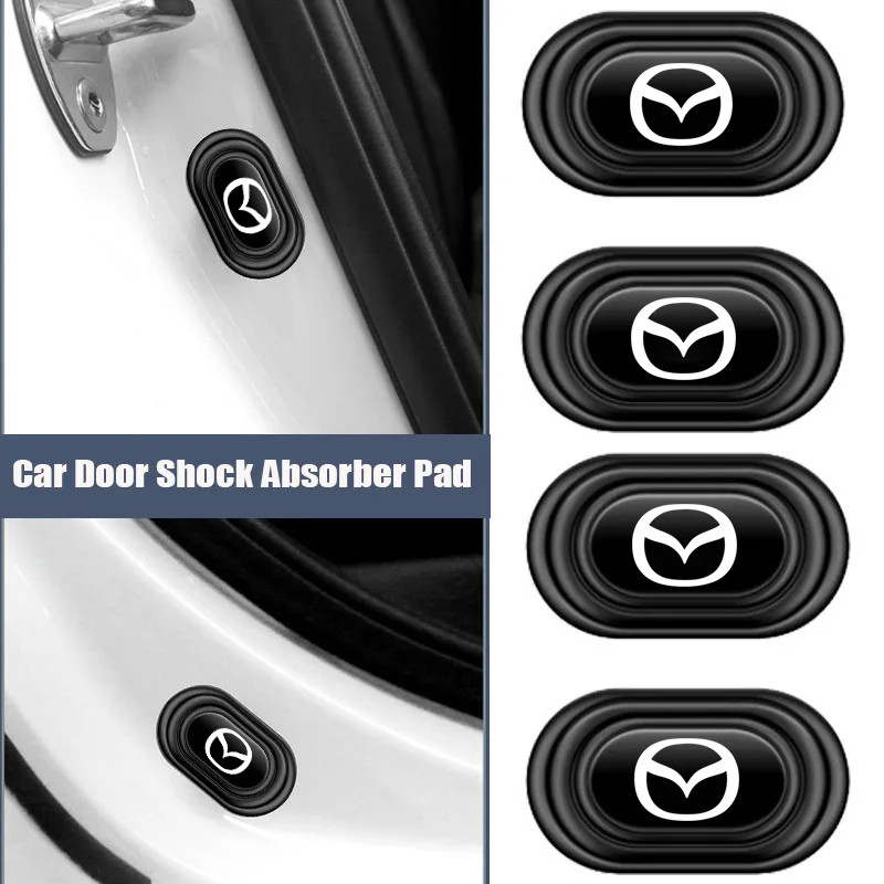 ซิลิโคนรถประตู Anti Shock Pad สติกเกอร์สําหรับ Mazda 3 CX5 CX30 6 CX5 CX3 5 CX8 RX8 BT50 CX7Accessor