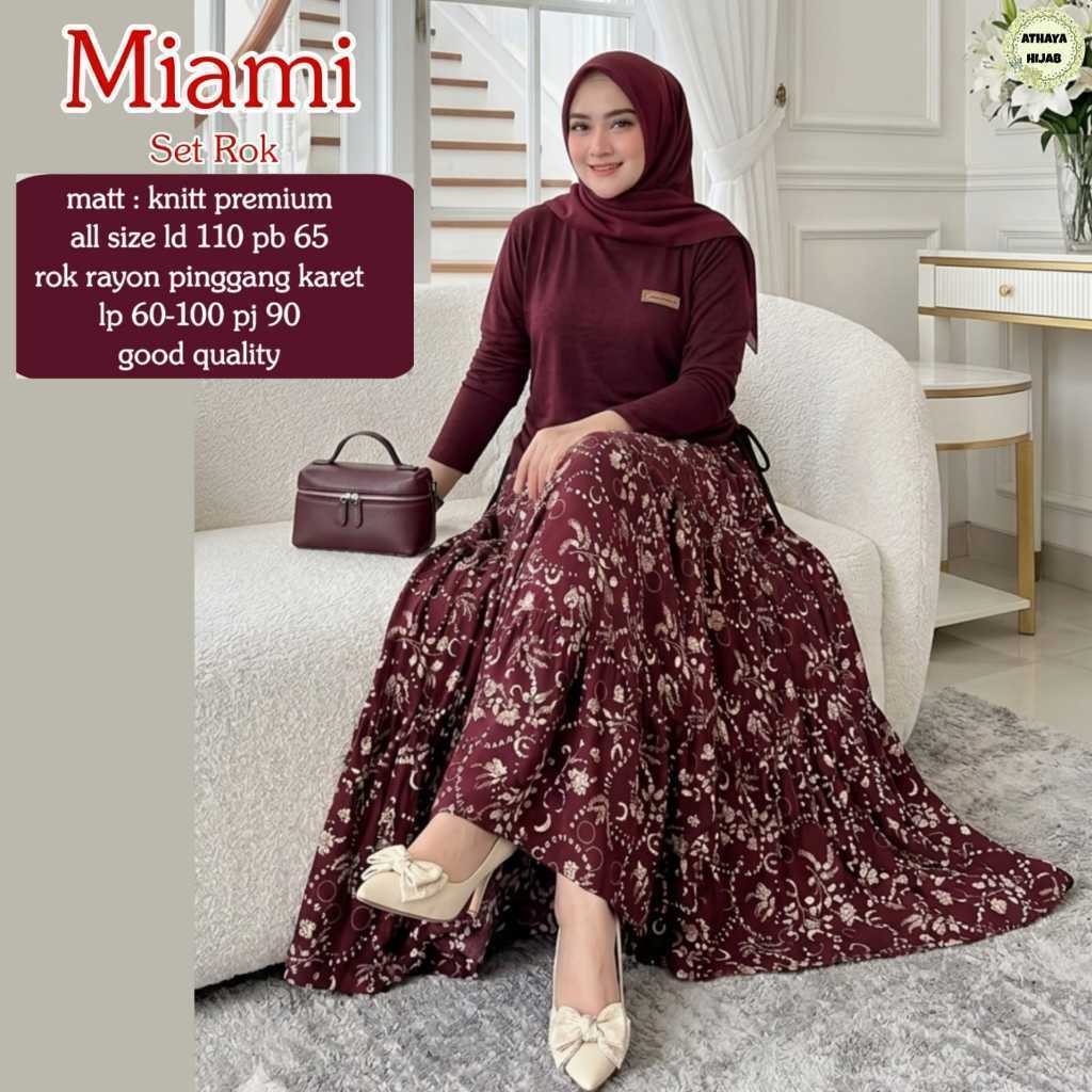 มีกลุ่มซื้อขายขอแอดมิน er elrumi MIAMI SKIRT SET ร้าน AtHAYA er elrumi alya