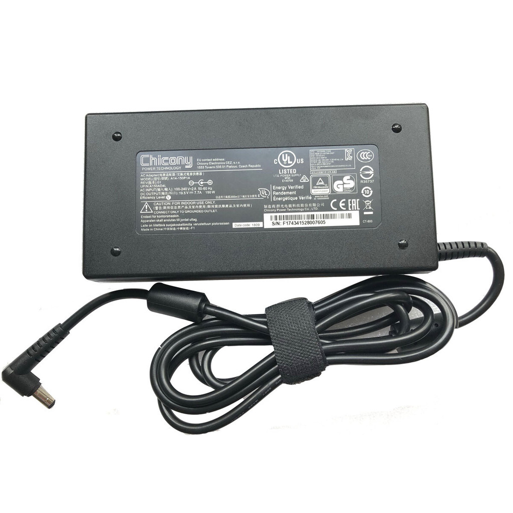 Chicony 150W 19.5V 7.7A อะแดปเตอร์ AC สําหรับ MSI GS60 GS70 MS-16J9 GE62 7RD