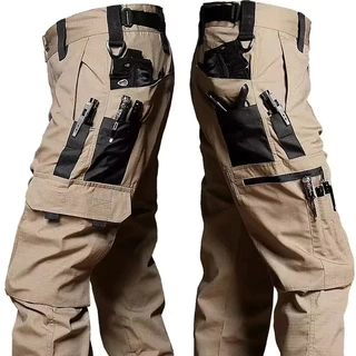 Multi-Pocket Men's Tactical Military Pants Cargo Pants Outdoor Hiking Pants Training Wear Overalls Men Trousers