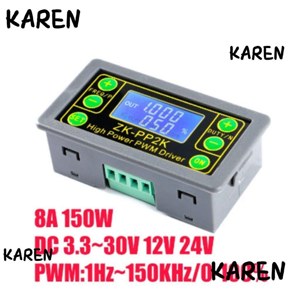 KARENGOODS โมดูลเครื่องกําเนิดไฟฟ้าสัญญาณความถี่ชีพจร LCD สําหรับมอเตอร์/โคมไฟ