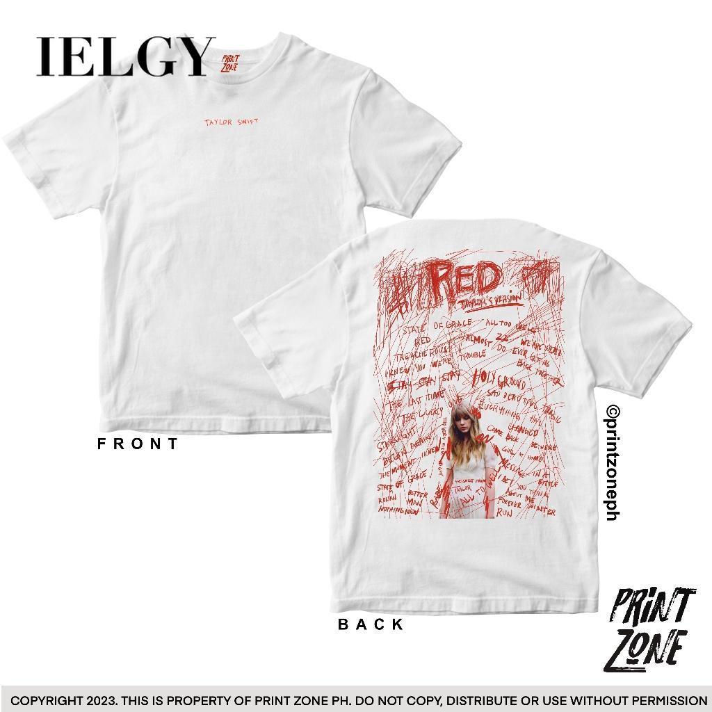 IELGY เสื้อเชิ้ต TAYLOR SWIFT-อัลบั้มเวอร์ชั่น RED TAYLOR'S โดย Print Zone PH