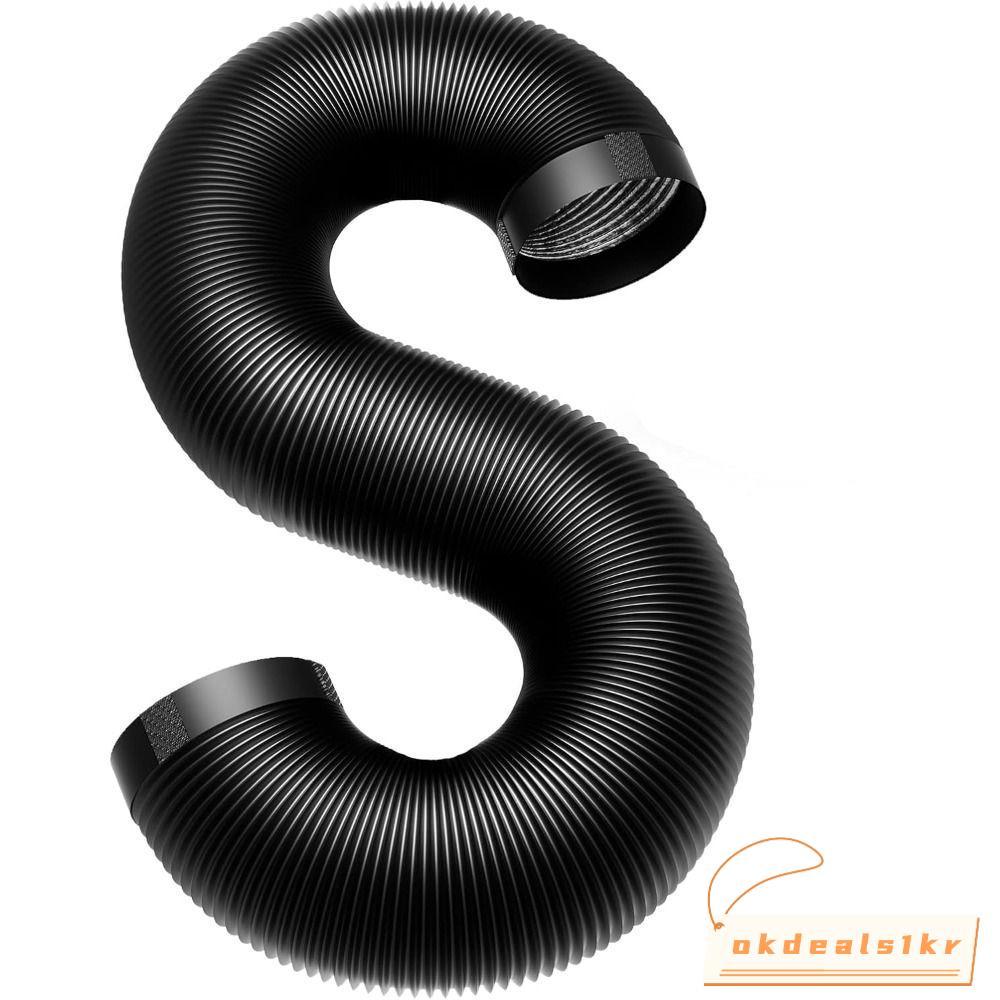 IOKDEALS1 ท่อระบายอากาศเครื่องเป่า, ท่อลมสําหรับงานหนักฉนวน, อลูมิเนียมฟอยล์ยืดหยุ่นระดับมืออาชีพ 6/7 นิ้วท่อไอเสียระบายอากาศ