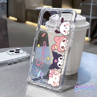 เคสไอโฟน แมวคูโลมี เคสใส กันกล้อง cho iPhone 11 12 13 14 15 16 ProMax X XR XS Max 7 8Plus-CL