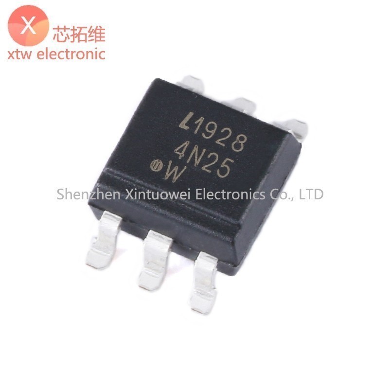 (5 ชิ้น) ของแท้ SMD 4N25S-TA1 SMD-6 ชิป Optocoupler เอาต์พุตตาแมว