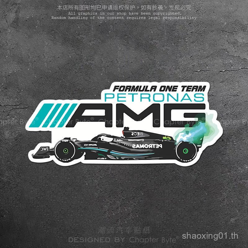 สติ๊กเกอร์ Mercedes-Benz M1 Racing Fleet สติ๊กเกอร์ติดรถสร้างสรรค์ สติ๊กเกอร์ตกแต่งร่างกาย รูปแบบใหม