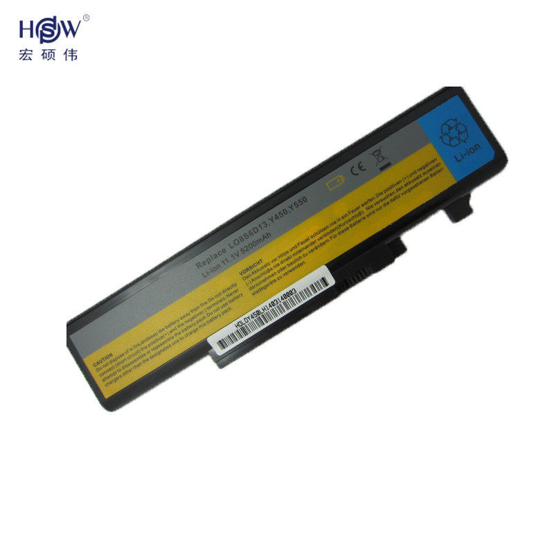 Lenovo IdeaPad y450 y450a y450G y550p L08S6D13 laptop battery