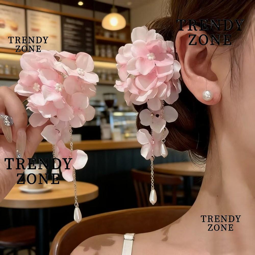 เทรนด์YZONE กิ๊บติดผมมุกพู่ ลายดอกไม้ สำหรับวันสำคัญและสวมใส่ประจำวัน