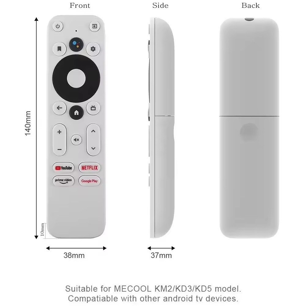 เหมาะสําหรับ Google Google Google/Onn Android TV Box รีโมทคอนโทรลเสียงและอินฟราเรด G9N9N2026.4.19