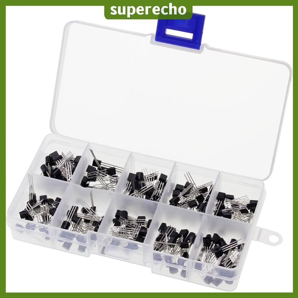 200PCS ทรานซิสเตอร์ Assortment BC327 BC337 TO-92 2N22 2N2907 2N3904 A1015 C1815