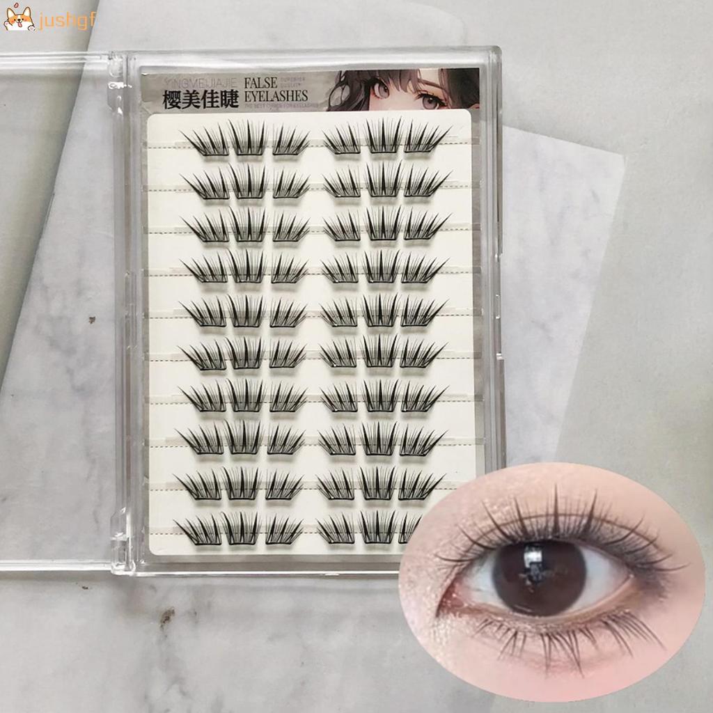 ขนตาปลอมผสมความยาว 9-13 มม. C Curl Volume Fiber Lashes สําหรับสวมใส่ทุกวันวันที่ Party