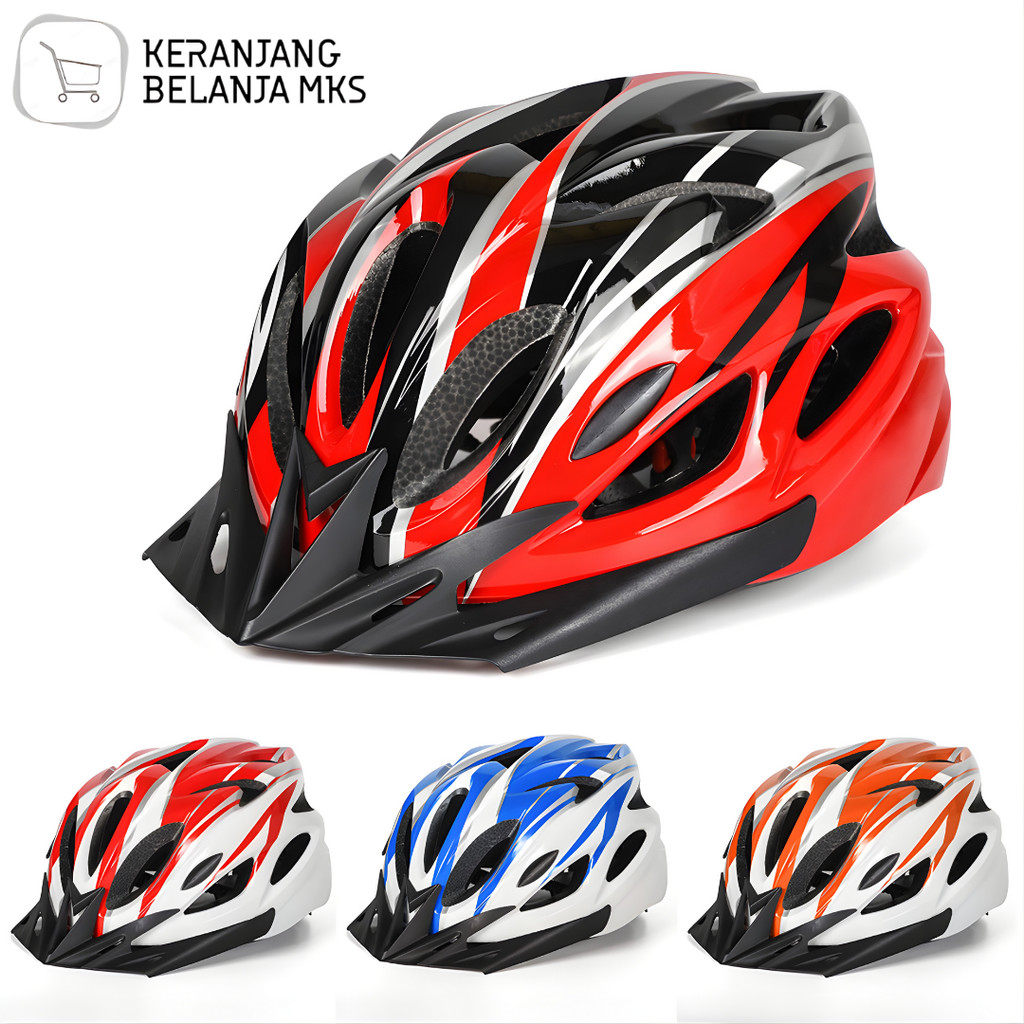 Aerodynamic EPS Foam หมวกกันน็อคจักรยานระบายอากาศ Unisex 21