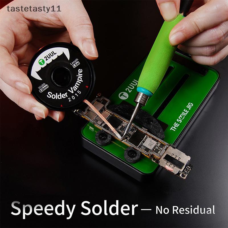 TA 2UUL DW15 Desoldering Braid Wick สําหรับโทรศัพท์มือถือ PCB แผงวงจรซ่อมเครื่องมือ 10 ม้วน/กล่อง So