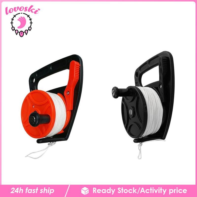 [Lovoski] Multi Purpose Safety Scuba Diver Dive 46m Reel Kayak Anchor & Handle