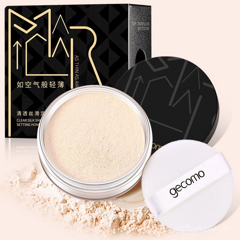 แป้งฝุ่น Breathable โปร่งใส 24 ชั่วโมงแป้งฝุ่นกันน้ํา Sweat-Proof Repairing Fixing Powder คอนซีลเลอร