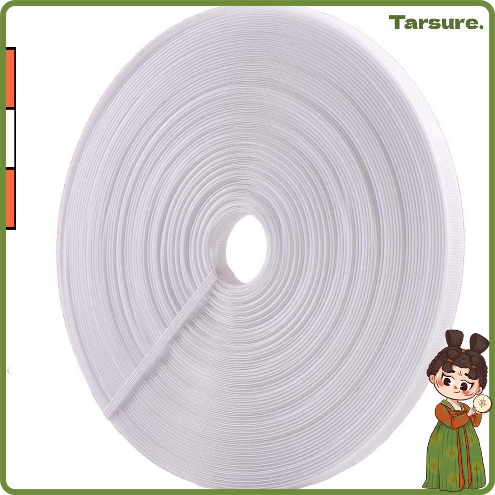 TARSURETH 1 ม้วน 50 หลาโพลีเอสเตอร์ Boning, สีขาวความหนาแน่นต่ําเย็บ Boning, Poly Garment อุปกรณ์เสร