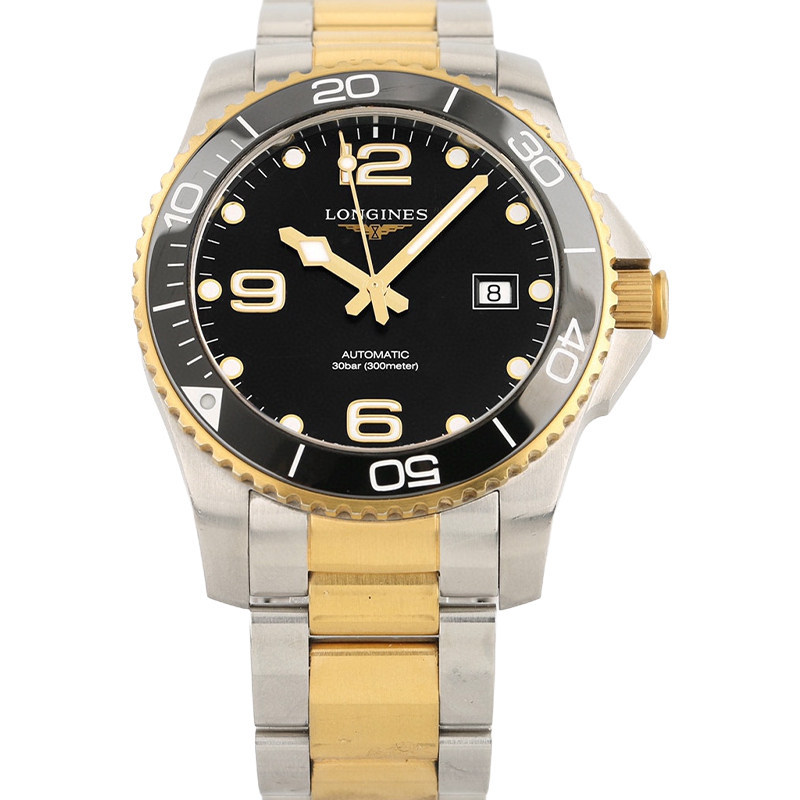แอลจีแอล Longinesesese Comcas Series นาฬิกาผู้ชาย 41 มม. L3.781.3.56.7 นาฬิกากลไก