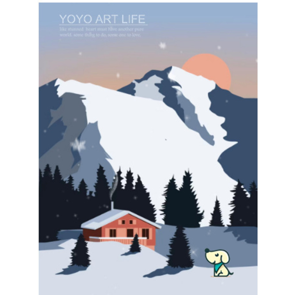 Bemular Art BS1 20*30 กรอบ Wall Art สีตามจํานวนภาพวาดต้นไม้โดยตัวเลขสีผ้าใบ Art ภาพประกอบ A09