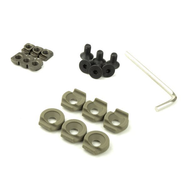 One ชุด M-LOKM300 PEQ15 วัสดุ MCC ไนลอน 6 สาย Organizer ช่องใส่การ์ด M600 IDRC