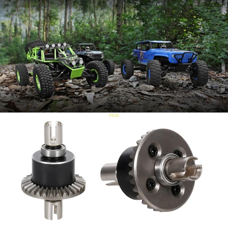 Youn รีโมทคอนโทรลรถ Differential Gear Speed Universal Differential Gear Assembly สําหรับ 1 12 1 14 R