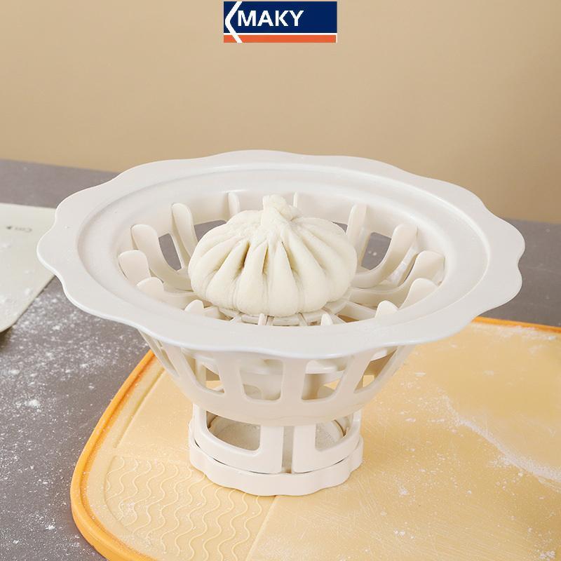 MAKY ดอกไม้รูป Baozi ทํา Mould สะดวก Fast Easy Fall โฮมเมด Dumpling Bao Siu Mai เครื่องสําหรับ DIY ค