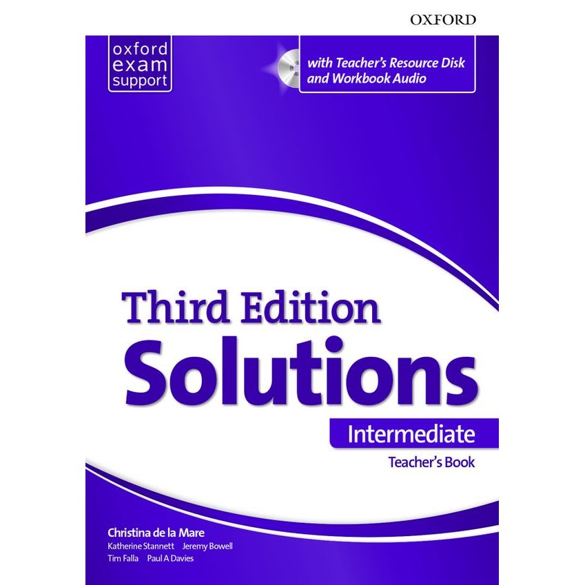 Bundanjai (หนังสือเรียนภาษาอังกฤษ Oxford) Solutions 3rd ED Intermediate : Essentials Teacher's Book 