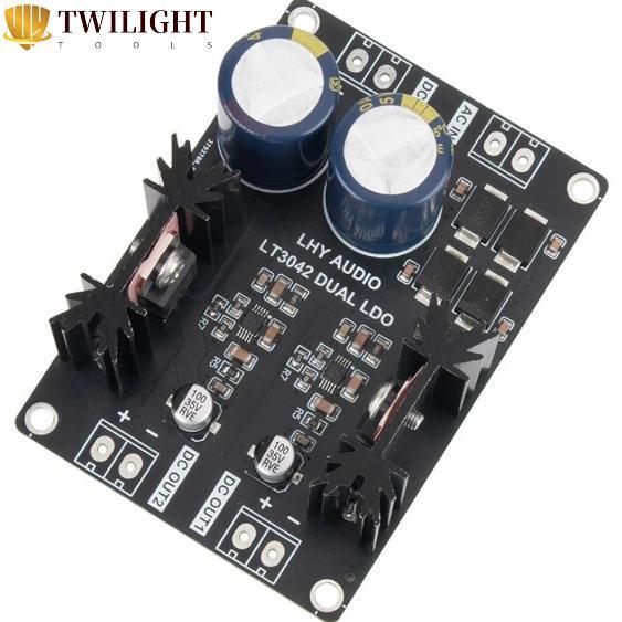 ความแม่นยําสูง LT3042 Dual LDO Linear Regulator โมดูลจ่ายไฟ DC เสียงรบกวนต่ํา