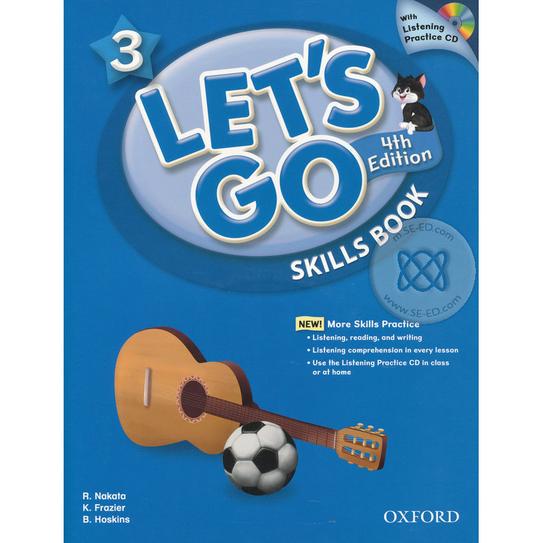 Bundanjai (หนังสือ) Let's Go 4th ED 3 : Skill Workbook +CD (P)