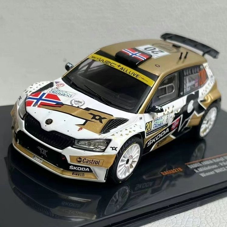 IXO 1/43 SKODA FABIA EVO #20 2021 Skoda Racing Model Alloy